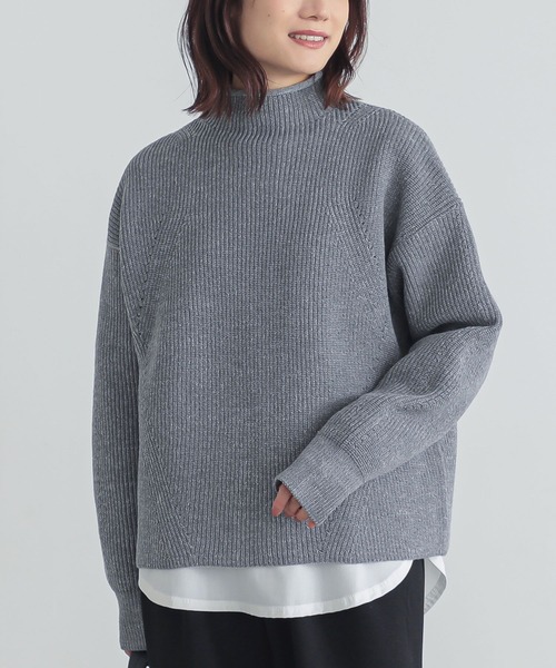 BALLANTYNE グレー ハイネックセーター サイズ5 BALLANTYNE グレー ハイネックセーター サイズ5 BALLANTYNE グレー