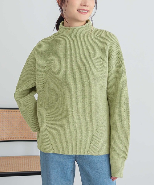 メランジハイネックニット』（ニット/セーター）｜n'OrLABEL（ノアール