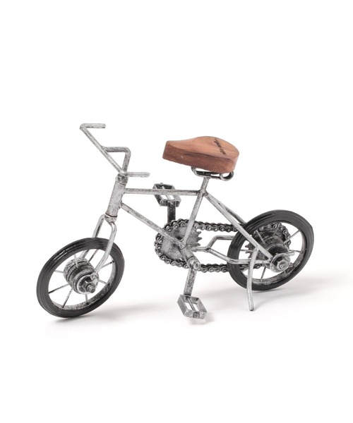 オリジナル自転車オブジェ シルバー（インテリア雑貨）｜niko and