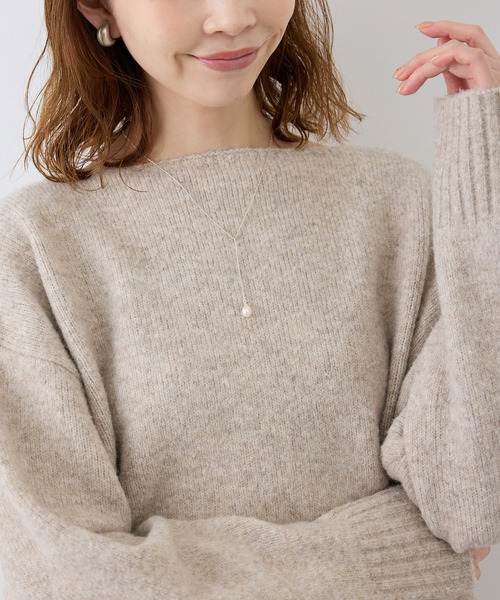 ROPE' PICNIC(ロペピクニック)の「淡水パールトップショートY字ネックレス(ネックレス・レディース・シルバー/ゴールド・FREE)」の4枚目の写真