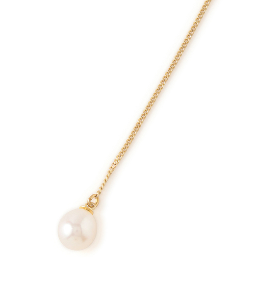 ROPE' PICNIC(ロペピクニック)の「淡水パールトップショートY字ネックレス(ネックレス・レディース・シルバー/ゴールド・FREE)」の6枚目の写真