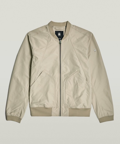 G-STAR（ジースター）の「UNPADDED BOMBER JACKET/MA1タイプライトウェイトミリタリーブルゾン（MA-1・メンズ・ダークブラック/ベージュ系その他・LARGE/MEDIUM/SMALL/X-SMALL）」の13枚目の写真