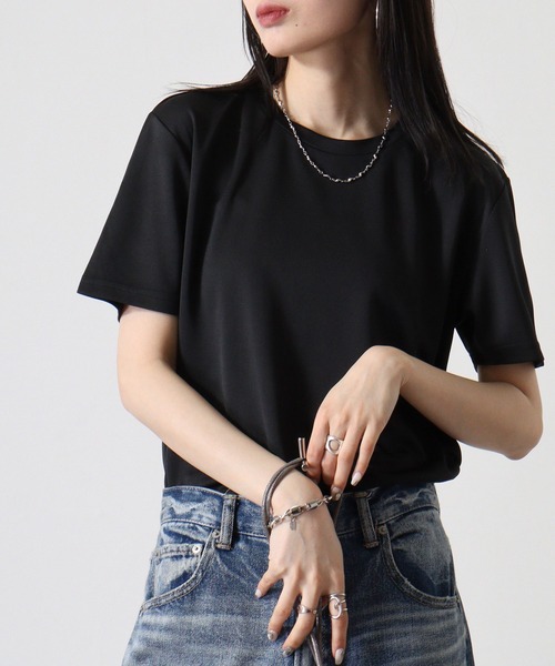 TRUSS（トラス）の「TRUSS SUSTAINABLE ﾘｻｲｸﾙﾎﾟﾘｴｽﾃﾙTｼｬﾂ（Tシャツ/カットソー・メンズ・ホワイト/ブラック/ネイビー・S/XXL/XL/L/M）」の2枚目の写真