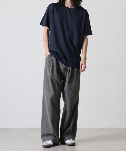 TRUSS（トラス）の「TRUSS SUSTAINABLE ﾘｻｲｸﾙﾎﾟﾘｴｽﾃﾙTｼｬﾂ（Tシャツ/カットソー・メンズ・ホワイト/ブラック/ネイビー・S/XXL/XL/L/M）」の20枚目の写真