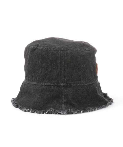 LAKOLE（ラコレ）の「フリンジデニムハット / 250405（ハット・レディース・ブラック/ブルー・FREE）」の3枚目の写真