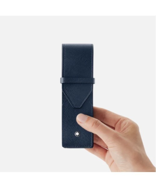 MONTBLANC（モンブラン）の「サルトリアル ペンポーチ 2本用（ステーショナリー・メンズ・ブルー・ONE SIZE）」の2枚目の写真