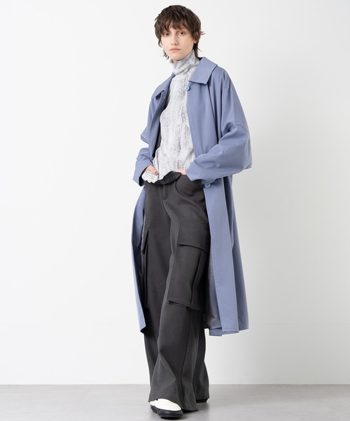 ELOOPS（イーループス）の「【ELOOPS】カーゴワイドパンツ（カーゴパンツ・レディース・チャコールグレー/ブラック・M/S）」の17枚目の写真