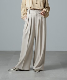 NANO universe（ナノユニバース）の「ハイウエスト2タックワイドパンツ（その他パンツ）」