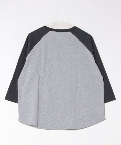 チチカカ（チチカカ）の「ローパープリントラグランTシャツ（Tシャツ/カットソー・レディース・ベージュ/トップグレー/カーキ・FREE）」の4枚目の写真