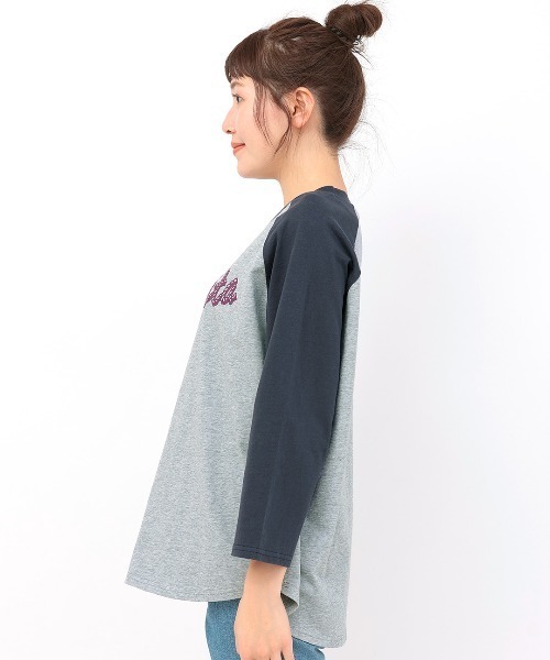 チチカカ（チチカカ）の「ローパープリントラグランTシャツ（Tシャツ/カットソー・レディース・ベージュ/トップグレー/カーキ・FREE）」の13枚目の写真