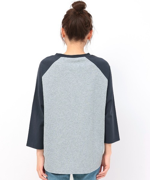 チチカカ（チチカカ）の「ローパープリントラグランTシャツ（Tシャツ/カットソー・レディース・ベージュ/トップグレー/カーキ・FREE）」の12枚目の写真