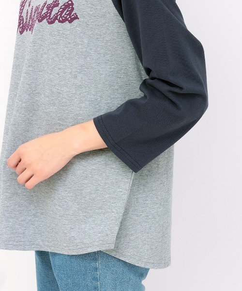 チチカカ（チチカカ）の「ローパープリントラグランTシャツ（Tシャツ/カットソー・レディース・ベージュ/トップグレー/カーキ・FREE）」の10枚目の写真