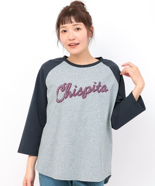 チチカカ（チチカカ）の「ローパープリントラグランTシャツ（Tシャツ/カットソー・レディース・ベージュ/トップグレー/カーキ・FREE）」の16枚目の写真