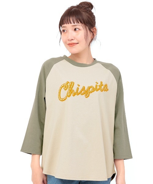 チチカカ（チチカカ）の「ローパープリントラグランTシャツ（Tシャツ/カットソー・レディース・ベージュ/トップグレー/カーキ・FREE）」の15枚目の写真