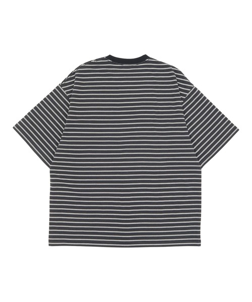 NEW ERA(ニューエラ)の「ニューエラ 半袖Tシャツ オーバーサイズ コットン(Tシャツ/カットソー・メンズ・ネイビー/ブラック・XXL/L/M/S/XL)」の9枚目の写真