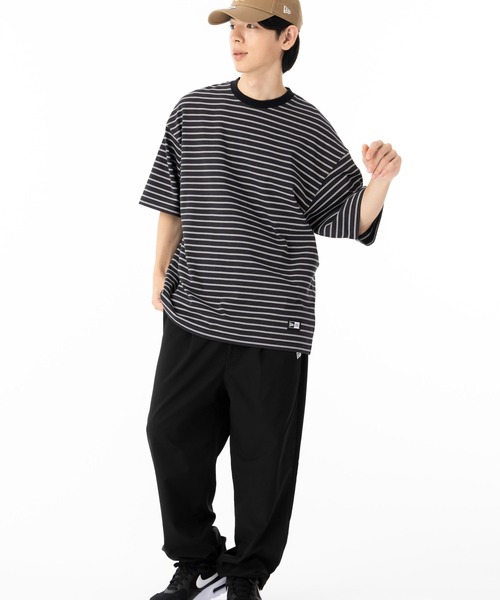 NEW ERA(ニューエラ)の「ニューエラ 半袖Tシャツ オーバーサイズ コットン(Tシャツ/カットソー・メンズ・ネイビー/ブラック・XXL/L/M/S/XL)」の7枚目の写真