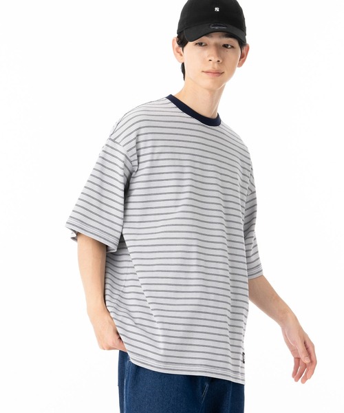 NEW ERA(ニューエラ)の「ニューエラ 半袖Tシャツ オーバーサイズ コットン(Tシャツ/カットソー・メンズ・ネイビー/ブラック・XXL/L/M/S/XL)」の17枚目の写真