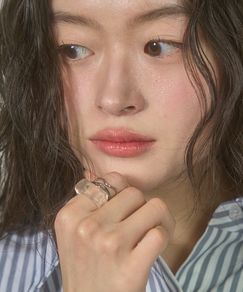 VIOLETTA（ヴィオレッタ）の「【Select】※3つセット※ストーンモチーフリング（リング・レディース・レッド/クリア/ブルー・FREE）」の14枚目の写真