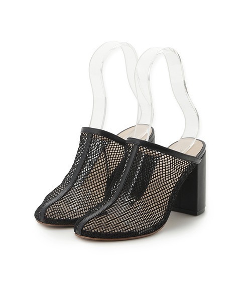 SNIDEL(スナイデル)の「メッシュサボ(パンプス・レディース・アイボリー/ブラック/ベージュ・SMALL/MEDIUM/LARGE)」の2枚目の写真