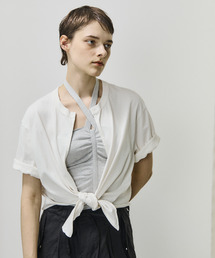 unfil アンフィル / dry touch cotton jersey front-tie T-cardigan ドライタッチコットンジャージーフロントタイTカーディガン / WVSP-UW131