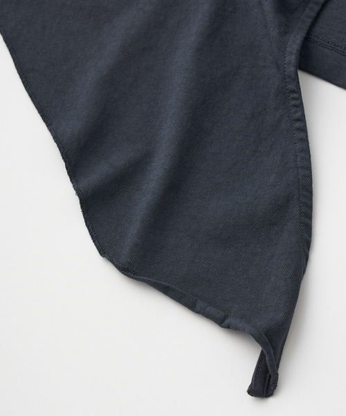 UNFIL(アンフィル)の「unfil アンフィル / dry touch cotton jersey front-tie T-cardigan ドライタッチコットンジャージーフロントタイTカーディガン / WVSP-UW131(Tシャツ/カットソー・レディース・ホワイト/ブラック・1)」の6枚目の写真