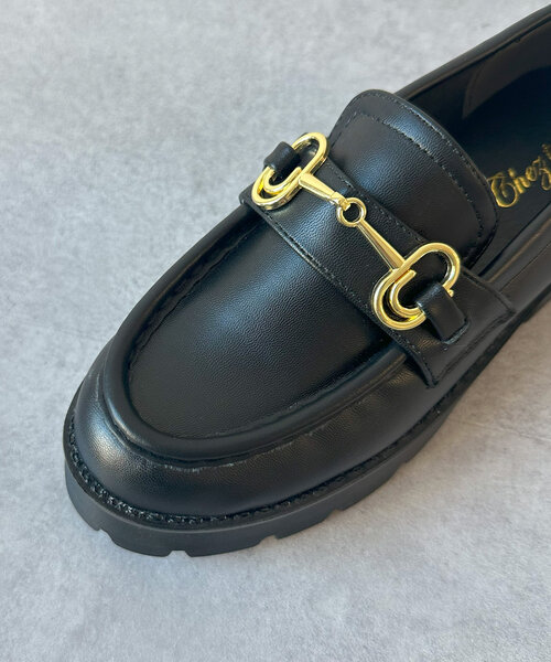 Chez toi（シェトワ）の「厚底ローファー（ローファー・レディース・シルバー/ブラック・SMALL/MEDIUM/LARGE）」の18枚目の写真