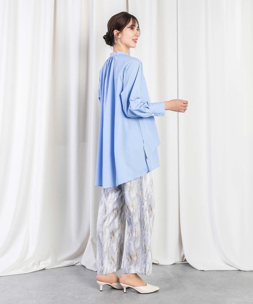 Anside（アンサイド）の「カームウェーブプリントワイドパンツ（その他パンツ・レディース・ラベンダー/ブルー/グレー・M）」の12枚目の写真