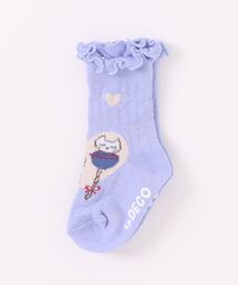 mimiジャガードメッシュソックス(11-13 21-23)