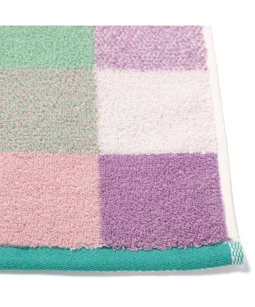 Francfranc（フランフラン）の「抗菌防臭ミックスチェック バスタオル グリーン（タオル・レディース・グリーン・FREE）」の2枚目の写真