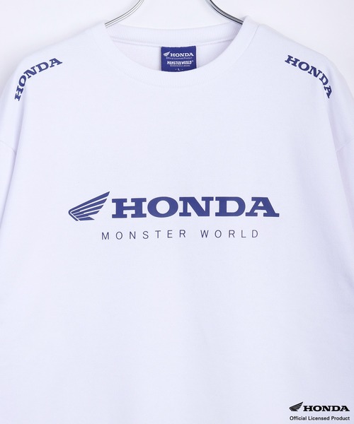 WESTSEA(ウエストシー)の「HONDA × MONSTER WORLD 長袖 裏毛トレーナー(スウェット・メンズ・ホワイト/ブラック系その他/ホワイト系その他/ブラック・L/M)」の16枚目の写真