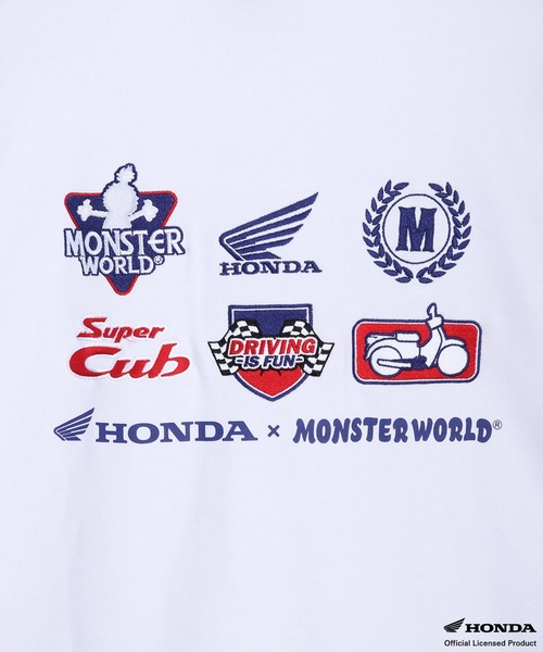 WESTSEA(ウエストシー)の「HONDA × MONSTER WORLD 長袖 裏毛トレーナー(スウェット・メンズ・ホワイト/ブラック系その他/ホワイト系その他/ブラック・L/M)」の18枚目の写真