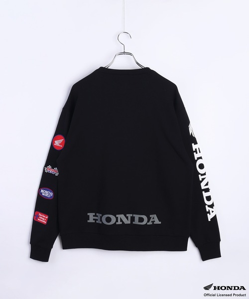 WESTSEA(ウエストシー)の「HONDA × MONSTER WORLD 長袖 裏毛トレーナー(スウェット・メンズ・ホワイト/ブラック系その他/ホワイト系その他/ブラック・L/M)」の20枚目の写真