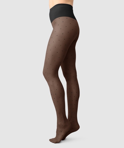 SWEDISH STOCKING(スウェディッシュストッキングス)の「Doris Dots Tights Black(タイツ/ストッキング・レディース・ブラック・M/S)」の2枚目の写真