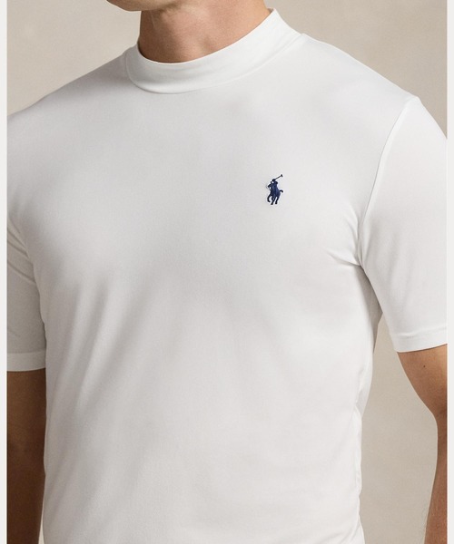 RLX GOLF（アールエルエックスゴルフ）の「テーラード フィット パフォーマンス モックネック（Tシャツ/カットソー・メンズ・ホワイト・L/M/S/XS）」の7枚目の写真