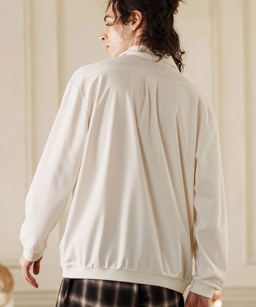 CAMBIO(カンビオ)の「ms5996- カノコプルオーバーシャツLS(シャツ/ブラウス・メンズ・ブラック/ホワイト・M/L/XL)」の6枚目の写真