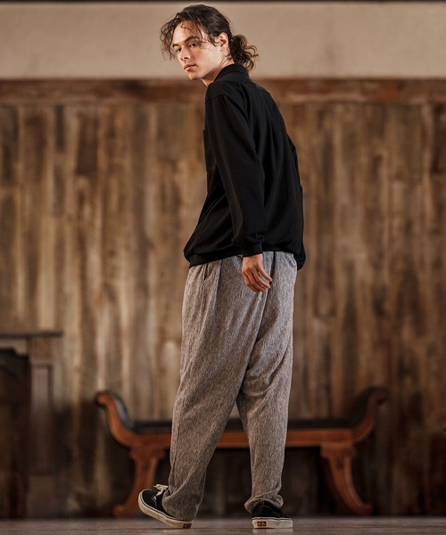 CAMBIO(カンビオ)の「ms5996- カノコプルオーバーシャツLS(シャツ/ブラウス・メンズ・ブラック/ホワイト・M/L/XL)」の16枚目の写真