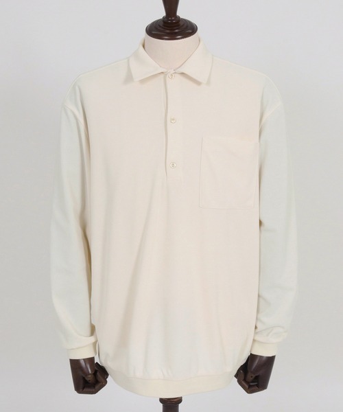 CAMBIO(カンビオ)の「ms5996- カノコプルオーバーシャツLS(シャツ/ブラウス・メンズ・ブラック/ホワイト・M/L/XL)」の17枚目の写真