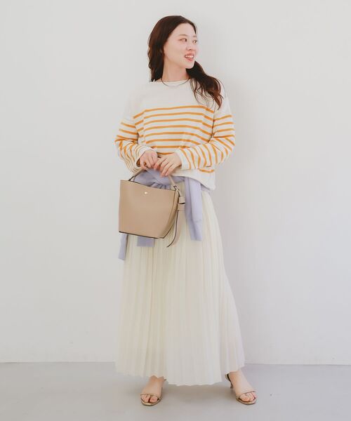 le.coeur blanc（ルクールブラン）の「TRICOTS JEANMARC ボーダーニット（ニット/セーター・レディース・イエロー系その他/ブルー系その他2・38）」の12枚目の写真