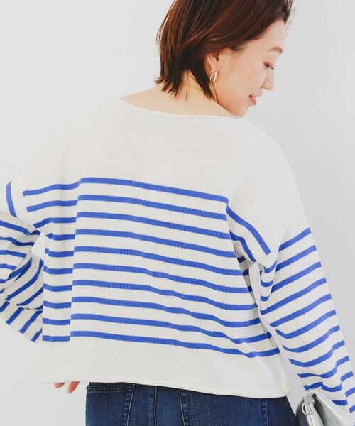 le.coeur blanc（ルクールブラン）の「TRICOTS JEANMARC ボーダーニット（ニット/セーター・レディース・イエロー系その他/ブルー系その他2・38）」の17枚目の写真