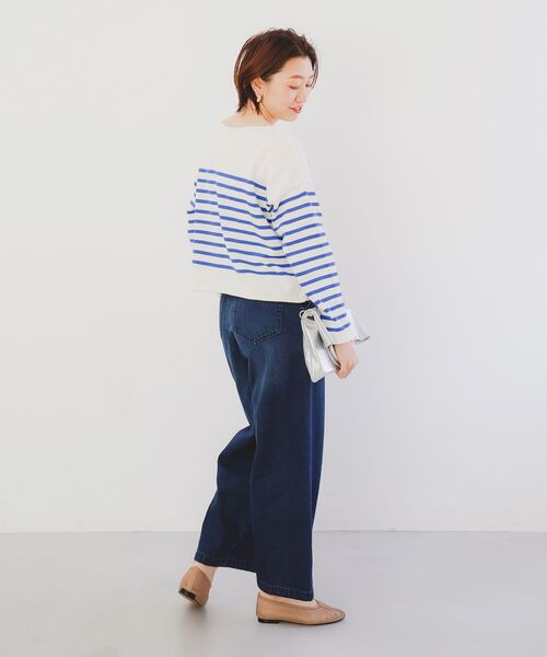 le.coeur blanc（ルクールブラン）の「TRICOTS JEANMARC ボーダーニット（ニット/セーター・レディース・イエロー系その他/ブルー系その他2・38）」の20枚目の写真