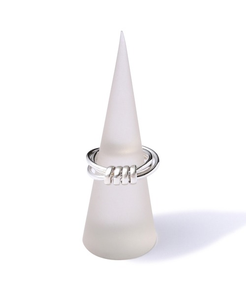 ROSE BUD（ローズバッド）の「(Az)2連風リング（リング・レディース・シルバー・6）」の3枚目の写真