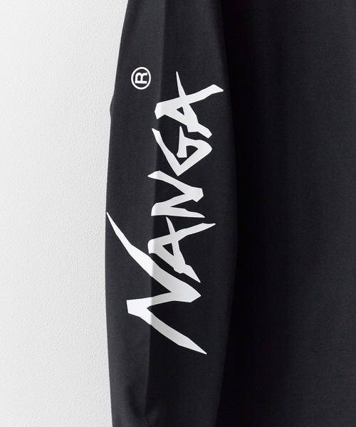 NANGA(ナンガ)の「NANGA/ナンガ ECOHYBRID SLV LOGO L/S TEE ロンT 2026年春夏(Tシャツ/カットソー・メンズ・ブラック/ホワイト/ネイビー・XL/L/M/S)」の6枚目の写真