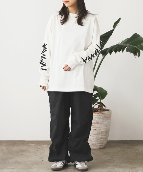 NANGA(ナンガ)の「NANGA/ナンガ ECOHYBRID SLV LOGO L/S TEE ロンT 2026年春夏(Tシャツ/カットソー・メンズ・ブラック/ホワイト/ネイビー・XL/L/M/S)」の13枚目の写真