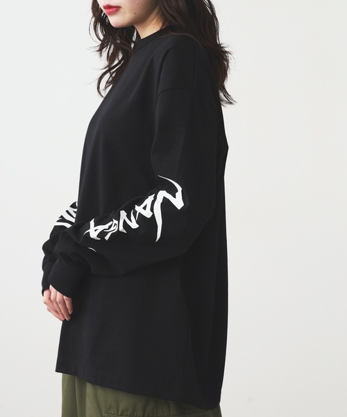 NANGA(ナンガ)の「NANGA/ナンガ ECOHYBRID SLV LOGO L/S TEE ロンT 2026年春夏(Tシャツ/カットソー・メンズ・ブラック/ホワイト/ネイビー・XL/L/M/S)」の8枚目の写真