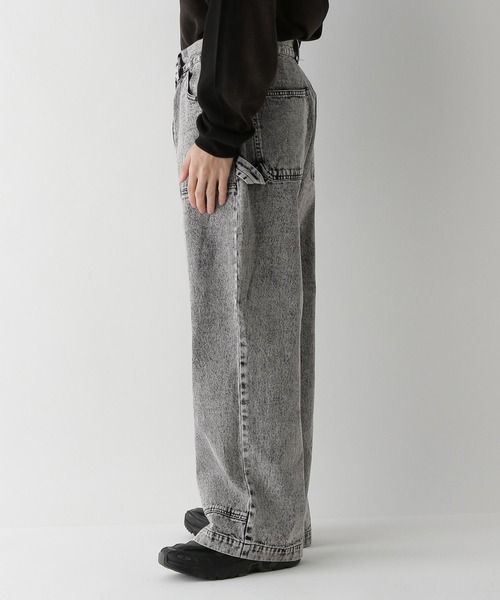 REmastered（リマスタード）の「【REmastered】ヴィンテージライク/ケミカルデニムワイドパンツ【セットアップ対応】（デニムパンツ・メンズ・その他19・MEDIUM/LARGE）」の6枚目の写真