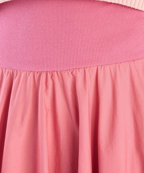 To b. by agnes b.（トゥービーバイアニエスベー）の「コットン サーキュラー スカート（スカート・レディース・ピンク・36/38/40）」の5枚目の写真