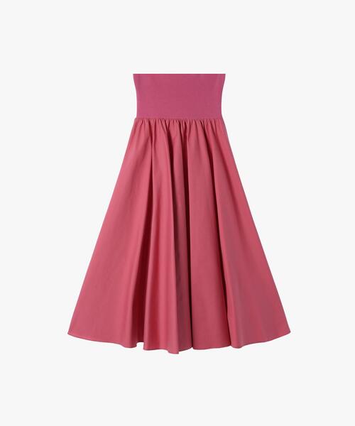 To b. by agnes b.（トゥービーバイアニエスベー）の「コットン サーキュラー スカート（スカート・レディース・ピンク・36/38/40）」の6枚目の写真