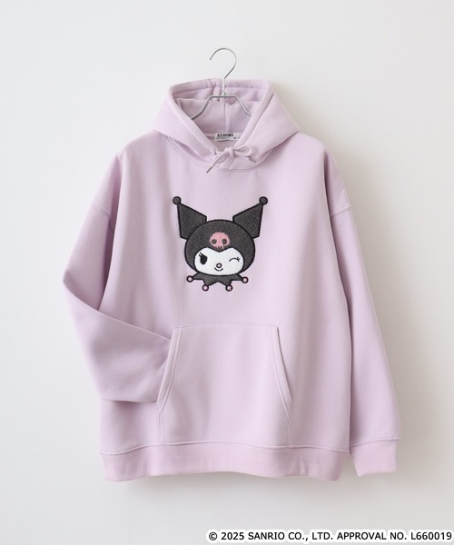 sanrio(サンリオ)の「サンリオキャラクターズ裏起毛ビッグシルエットプルパーカー(パーカー・メンズ・オフホワイト/レッド/ネイビー/ブラック/ピンクベージュ/ピンク系その他/ライトピンク/チャコール/オートミール/ラベンダー/ホワイト系その他/グリーン/アイボリー/サックスブルー/サックスブルー系1/サックスブルー系/ホワイト系その他2/ブラック系・FREE)」の14枚目の写真