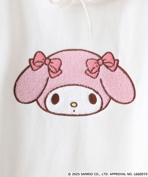 sanrio(サンリオ)の「サンリオキャラクターズ裏起毛ビッグシルエットプルパーカー(パーカー・メンズ・オフホワイト/レッド/ネイビー/ブラック/ピンクベージュ/ピンク系その他/ライトピンク/チャコール/オートミール/ラベンダー/ホワイト系その他/グリーン/アイボリー/サックスブルー/サックスブルー系1/サックスブルー系/ホワイト系その他2/ブラック系・FREE)」の22枚目の写真