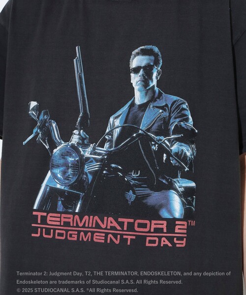 【SALE】グッド ロック スピード GOOD ROCK SPEED ターミネーター ジャッジメント デイ フォト Tシャツ Terminator 2: Judgment Day T2 T-800 Photo Tee 別注】GOOD ROCK SPEED / TERMINATOR 2 T-800（Tシャツ